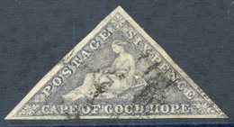 1862 6d Slate-lilac On Blued Paper, U (good Margins), SG.7c. - Sonstige & Ohne Zuordnung