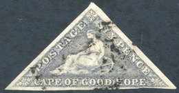 1862 6d Slate-lilac On Blued Paper, U (good Margins, Close But Well Clear At Lower Right), SG.7c. - Sonstige & Ohne Zuordnung