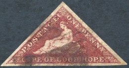 1863 1d Brownish-red, Good Margins, Smudgy Cancel, SG.18c. - Other & Unclassified