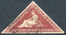 1863 1d Brownish-red, Good Margins, Light Cancel, SG.18c. - Other & Unclassified