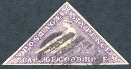 1864 6d Bright Mauve, Good Margins, Barred Canceller, SG.20. - Other & Unclassified
