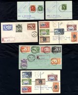 1929-40's Covers (12) KGV Or KGVI, Many Philatelic Frankings But Range Of Cancels. - Other & Unclassified