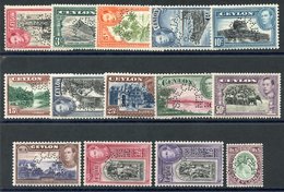 1938-49 Set Perf SPECIMEN (note - 5c Forged SPECIMEN) Fine M, SG.386s/97s. Murray Payne Cert. Accompanies. (14) Cat. £65 - Other & Unclassified