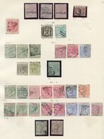 Collection On Leaves With A Useful Range Of QV Incl. Scarce 1880 ½d Pl.19 U, 1882-86 To 6pi (excl. 30para), 1892-94 Incl - Autres & Non Classés