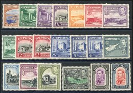 1938 KGVI Defin Set UM Incl. Both Perfs On 2c, SG.151/163. (20) Cat. £250+ - Other & Unclassified