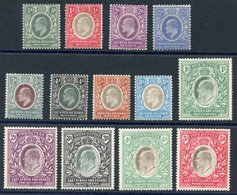 East Africa And Uganda 1904-07 MCCA Set, M, SG.17/30. Cat. £475 (13) - Altri & Non Classificati