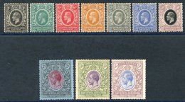 East Africa And Uganda 1921 MSCA Set Up To 5r, M, 5r Is Creased, SG.65/74. Cat. £450 (10) - Sonstige & Ohne Zuordnung