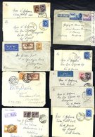 COVERS & CARDS (39) With A Number In The 1930's Going To Brazil, Some Airmails. Mixed Condition, Worth Viewing. - Other & Unclassified