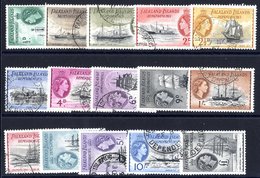 1954 Defin Set VFU, SG.G26/G40. (15) Cat. £130 - Sonstige & Ohne Zuordnung