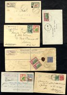1905-55 Covers Or Cards Incl. KGVI 2d + 3d Size H2 Registered Envelope (H&G 7) Used From Suva To Taveuni With A Number O - Altri & Non Classificati