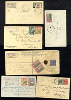 1905-55 Covers Or Cards Incl. KGVI 2d + 3d Size H2 Registered Envelope (H&G 7) Used From Suva To Taveuni With A Number O - Autres & Non Classés