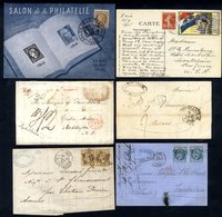 Selection Of Covers & Cards From Pre-stamp (7) To C1940s Incl. 19th Century Frankings, Exhibition Postcards Etc; Also A  - Sonstige & Ohne Zuordnung
