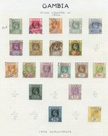 1880-1963 VFU Collection On Leaves Incl. 1880-81 ½d, 1d, 2d, 1886-93 To 2½d & 1s, 1898 To 3d, KEVII Vals To 3s (mixed Wm - Altri & Non Classificati