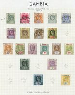 1880-1963 VFU Collection On Leaves Incl. 1880-81 ½d, 1d, 2d, 1886-93 To 2½d & 1s, 1898 To 3d, KEVII Vals To 3s (mixed Wm - Autres & Non Classés