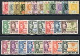 1909 MCCA Set M (excl. ½d & 2s), From SG.73/85 (Cat. £150), 1938 KGVI Defin Set, Fine M, SG.150/161. (16) Cat. £310 - Otros & Sin Clasificación