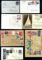 Mainly Middle Period Covers & Cards Incl. A Few Inflation Items, Third Reich Incl. Nuremberg Postcard, CI Feldpost Card, - Autres & Non Classés