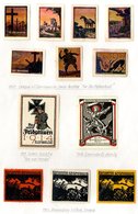 1914-18 WWI Collection Of 200 Vignettes/poster Stamps Promoting The War Effort, Charity Fund Raising For War Wounded & C - Altri & Non Classificati