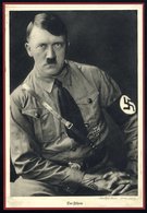 ADOLF HITLER SIGNATURE Photograph (5x7) Of Hitler Mounted On A Slightly Larger Sheet With The Words 'De Fuhrer' Printed  - Other & Unclassified