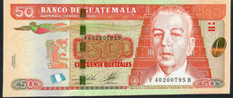 Guatemala P125a 50 Quetzales 2.5.2012 Issued  2014 Coffee Bean In OVI UNC. - Guatemala