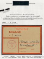 1943-44 Pair Of Express Postal Stationery Cards (written Up) Advising Sender Has Survived An Air Raid, Also Scarce Card  - Sonstige & Ohne Zuordnung