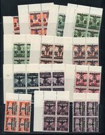 POLAND GENERAL GOVERNMENT 1940 Optd Set Of 26 Complete In UM Blocks Of Four (mainly Marginals Or Corner Marginals), SG.3 - Autres & Non Classés