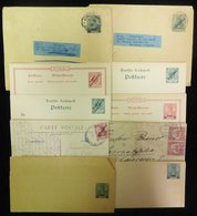 Stationery Incl. Two Wrappers & A PPC Ex Jerusalem, SW Afrika Cover (fault) & A Small Group Of Unused Stationery Overpri - Autres & Non Classés