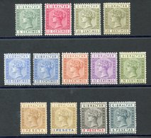 1889-96 Spanish Currency Set, Fine M, SG.22/33 Incl. Extra 25c Shade. (13) Cat. £260 - Altri & Non Classificati