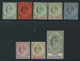 1904-08 MCCA Chalky Papers Incl. Extra 2d M (2s Some Tones), From SG.56a/62a. (8) Cat. £250 - Sonstige & Ohne Zuordnung