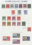 1911-60 VFU Collection On Leaves Incl. 1911 Fiji Stamps Optd Set, 1911 Pandanus 1d, 2d, 2½d, 1912 To 1s, 1935 Jubilee, 1 - Sonstige & Ohne Zuordnung