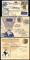 1911-35 Airmail Covers, First Flights Etc. Small Written Up Collection Of 32 Flown Covers Various Routes, Stephen Smith  - Autres & Non Classés