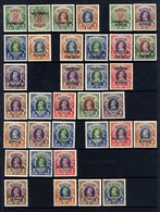 INDIAN CONVENTION STATES - CHAMBA 1927 1r Wmk Upright & 1r Wmk Inverted (SG.75 & 75w), 1938 15r (SG.98), 1942-47 1r (SG. - Autres & Non Classés