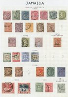 1860-1966 VFU Collection On Leaves Incl. 1870 To 2s Venetian Red, 1889 Set Of Three, 1890 2½d On 4d Surcharge, 1905-11 T - Altri & Non Classificati