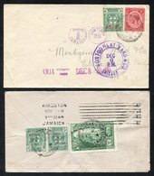 1919 Covers (5) To Montgomery Ward In Chicago, All Having Either ½d Or 1½d WAR TAX Stamps. - Sonstige & Ohne Zuordnung