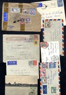 1930-53 Cover Or Cards (29), Majority Sent Airmail With Values Up To 10s. Condition Mixed. - Sonstige & Ohne Zuordnung