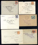 1930's Covers (6) With K.U.T Stamps Cancelled With Paquebot Cancels, Three Are German OST AFRICA LINE, Two Are French Pa - Altri & Non Classificati