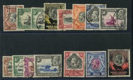 1935 Pictorial Defin Set Incl. 5c Type I & II, VFU (odd Short Perf), SG.110/123. (15) Cat. £550 - Other & Unclassified