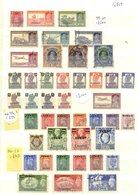 1939 1a To 5r FU, SG.38/49, 1945 Set VFU (c.t.o), SG.52/63, 1948-49 Set VFU, SG.64/73a, 1950-55 Set VFU, SG.84/92. (43)  - Sonstige & Ohne Zuordnung