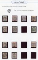 1897 Diamond Jubilee Set (excl. 1s) M, From SG.9/16, Also FU Examples Of ½d, 1d, 4d, 6d & 7d. (12) Cat. £1040 - Other & Unclassified