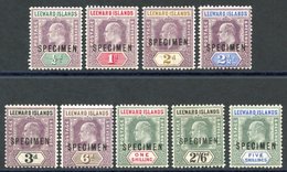 1902 CCA Set Optd SPECIMEN, Fine M, SG.20/8. (9) Cat. £190 - Other & Unclassified