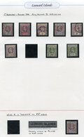 1902 CCA Set, Good M (5s & 3d Toned), SG.20/8, Also FU Set Excl. 1s Value & Extra 2½d Showing Variety Wide 'A' In Leewar - Autres & Non Classés