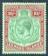 1928 10s Green & Red/green, UM Showing Variety 'broken Crown & Scroll' SG.79b. (1) - Altri & Non Classificati