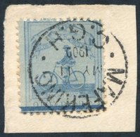 1900 1d Pale Blue/blue Goodyear, Tied To Piece By A Mafeking MY.11.00 D/stamp. Fine. SG.17, Cat. £325. - Other & Unclassified