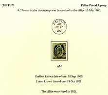 QV-KGV VILLAGE POSTMARKS Collection Neatly Written Up On Leaves In Protectors, Cancels On 51 Stamps & 2 Covers Incl. Asc - Altri & Non Classificati