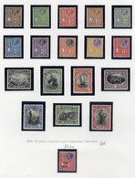 1926-27 Postage Set M (3s Has Tiny Tone), SG.157/172 + 6d Air Mail SG.173, 1930 Postage & Revenue Set To 2/6d. (32) Cat. - Autres & Non Classés