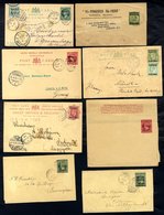 QV, KEVII & KGV Postal Stationery Envelopes, Postcards, Reply Cards & Newspaper Wrappers. 8 Used. Clean Lot Worth Viewin - Other & Unclassified