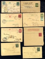 QV, KEVII & KGV Postal Stationery Envelopes, Postcards, Reply Cards & Newspaper Wrappers. 8 Used. Clean Lot Worth Viewin - Autres & Non Classés