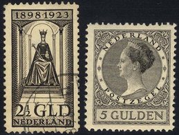 1923 2½g Accession VFU, Small Thin, SG.268 & 1926-30 5g Black, P.11½ M-gum Crease SG.303. Cat. £625 - Otros & Sin Clasificación