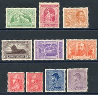 1920 Victory Set, M (1d Thin), SG.453/58, 1926 Admirals 2s & 3s, Fine M, SG.466/7, Also 1d (2) SG.468 & 468e. (10) Cat.  - Other & Unclassified