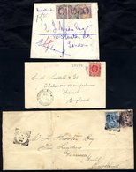 NORTHERN AND SOUTHERN NIGERIA AND NIGER COAST Covers (5) & Cards (4) Incl. 1898 Niger Coast 2d & 5d On Cover With Warri  - Otros & Sin Clasificación