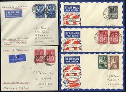 1963 Feb 17th First Official Flight To London Kano - Maidugari Leg Envelope Franked 2d & Maidugari - London Cover Franke - Other & Unclassified